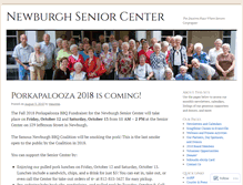 Tablet Screenshot of newburghseniorcenter.com